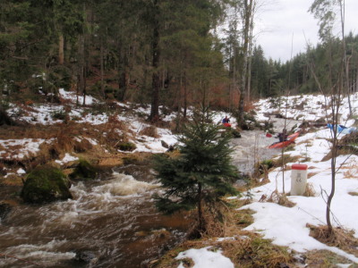 Beginn der Waldschlucht bei Unterwald