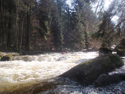 Eingang zur Waldschlucht nach Wurmbrand